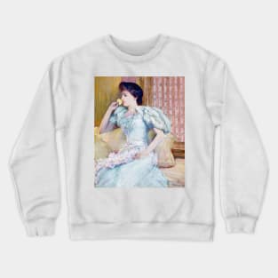 Lillie (Lillie Langtry) by Childe Hassam Crewneck Sweatshirt